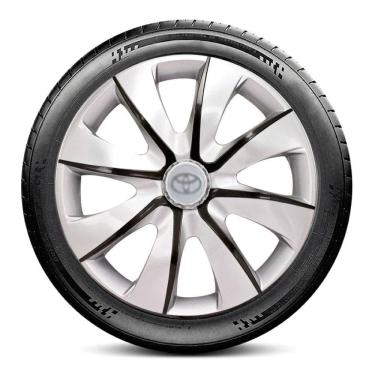 Imagem de Calota 4403 Toyota Aro 14 Prata Grafite Prime Escolha carro