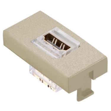 Imagem de Módulo Tomada Hdmi - Inova Champanhe - 85418 - Alumbra