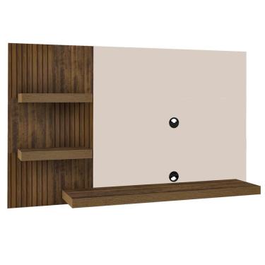 Imagem de Painel Suspenso Tv 50 Pol 160 Cm 4157 Pinho Ripado Off White Arly Pinho Ripado Off White