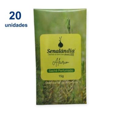 Imagem de Kit 20 Sachê Perfume Casa Aromas Bambu Ferrar Black Canela Alecrim Amo