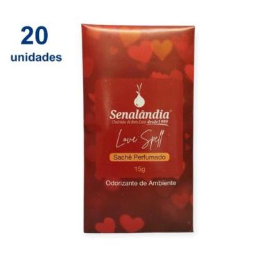 Imagem de Kit 20 Sachê Perfume Roupa de Amor no Ar Gaveta Guarda Roupa Armário C