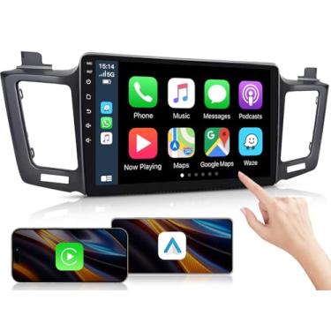 Imagem de Rádio de carro para Toyota RAV4 2013-2018: tela sensível ao toque WiFi 4 + 64 G 5G 10,1 polegadas com Carplay/Android Auto 1280 * 800 Android 13 Bluetooth WiFi Navegação GPS USB FM DSP Câmera de