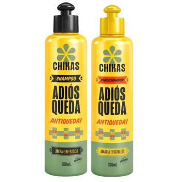 Imagem de Shampoo e Condicionador Adiós Queda Antiqueda Chikas 300g
