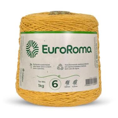 Imagem de Barbante EuroRoma Colorido Nº06 1,0Kg, MOSTARDA