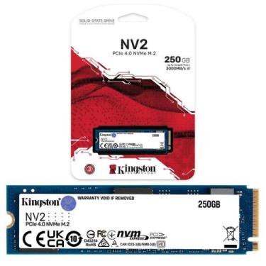 Imagem de Ssd Kingston 250gb M.2 Nv2 Nvme 2280 Pcie Gen 4x4 Nand 3d