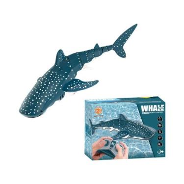 Imagem de Brinquedo De Tubarão RC Infantil 24G Simulação Submarino De Controle R