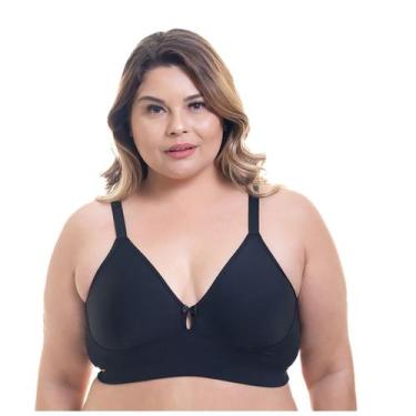 Imagem de Sutiã Plus Size Sem Aro E Sem Bojo Reforçado Até TAM 60 - 1068 - Vislu