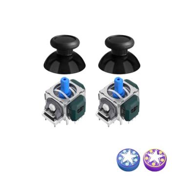 Imagem de AKNES Joystick Eletromagnético Hallpi Tmr Para Substituição Em Controle Switch Pro, Acessórios De Reparo Anti-Derrapante, Tampas Incluídas - 1 Par