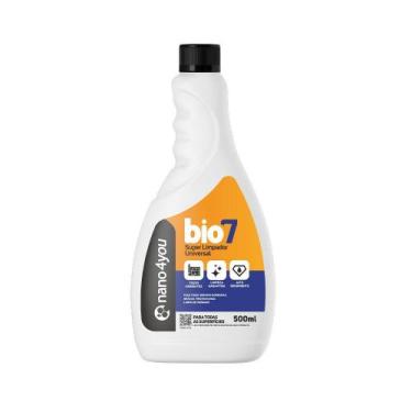 Imagem de Bio7 Limpador Multiuso Desengordurante de Superficies Refil 500ml Nano