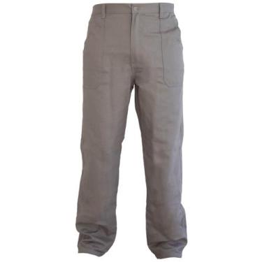 Imagem de Calça de Serviço Brim Cós Elástico - RJ Uniformes, Preto, G