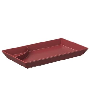 Imagem de Prato para Sushi, Uno, 19,3 x 11,2 x 21,5 cm, Vermelho Bold, Coza
