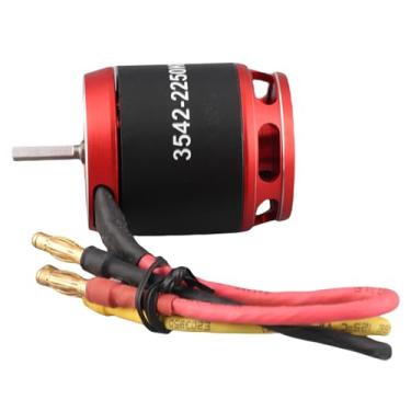 Imagem de Motor Sem Escova Outrunner Com Conjunto de Engrenagens 13T e 15T Com Design Removível para Carros de Esteira Com Controle Remoto (2250KV)