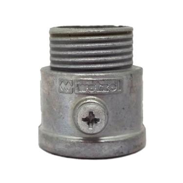 Imagem de Conector Reto Alumínio C/ Vedação Interna Rosca Externa BSP – Wetzel | 2'' CVI-35 Cód. E001090070