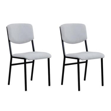 Imagem de Conjunto 2 Cadeiras para Sala de Jantar Confort - Tubulares Gol