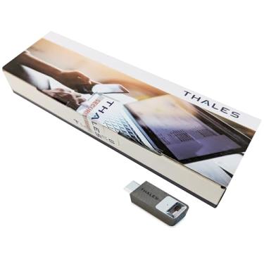 Imagem de Thales - SafeNet eToken Fusion - Chave de segurança certificada FIDO2 resistente a phishing para certificados digitais ou autenticação FIDO2 para aplicativos da Web e desktops - USB-C, pacote com 50
