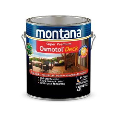 Imagem de Verniz Osmotol Deck Natural Semi Brilho 3,6 Litros Montana Proteção So
