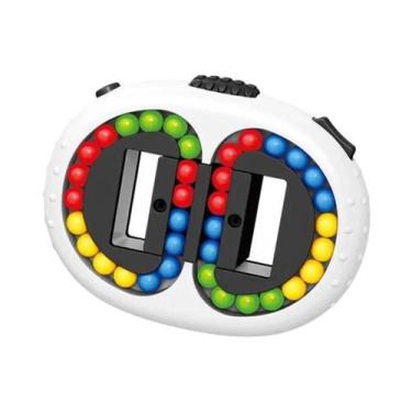 Imagem de Cubo Mágico Giratório De Feijões, Brinquedo Anti-Stress Com Contas Gir