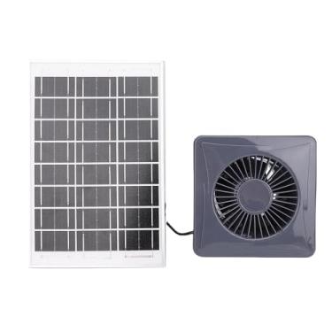 Imagem de Luocute Kit de Ventilador de Exaustão Movido a Energia Solar, 6W Monocrystaline Silicon Painel Solar de 4 Polegadas Ventilador de Ventilação Com Suporte, Adequado para Galinheiros de