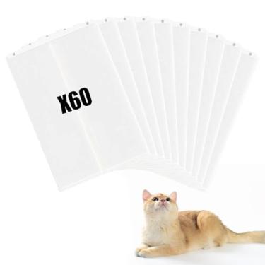 Imagem de Forros de caixa de areia para gatos PetSnowy SNOW+ caixa de areia para gatos, sacos autovedantes para caixa de areia automática para gatos - 60 peças