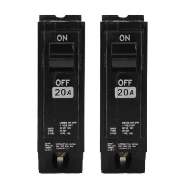 Imagem de YWBL-WH Disjuntor Compacto 20a Interruptor de Ar, Limitação de Corrente Interna, Adequada para Diferentes Aplicações, Plug-in 2pcs Banger, Sequência Residencial e Comercial