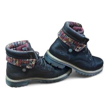 Imagem de Bota Tratorada Feminina Marrom Bradok Couro Nº 37