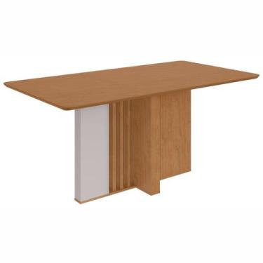 Imagem de Mesa de Jantar Retangular 170x90cm 6 Lugares Tampo MDF Astrid - Móveis