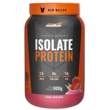 Imagem de Isolate Protein Zero Lactose 900g Sabor Morango New Millen