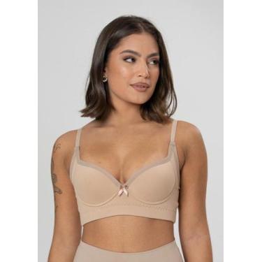 Imagem de Sutiã Conforto Reforçado Com Bojo - New Love, GG, Chocolate
