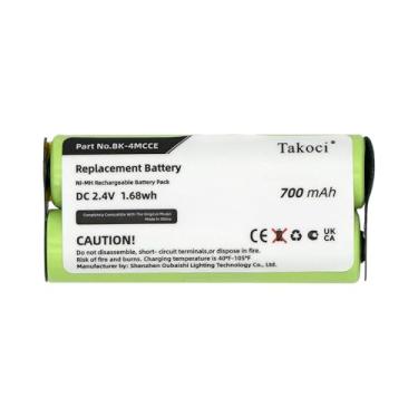 Imagem de Bateria de substituição de 700 mAh para escova de dentes sônica Waterpik 900 Sensonic Plus SR-3000 Sensonic Plus SR-3000E BK-4MCCE 2,4V