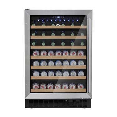 Imagem de Cervejeira de Embutir EOS Premium 163 Litros Frost Free com Porta de Vidro Inox ECE155IE 220V