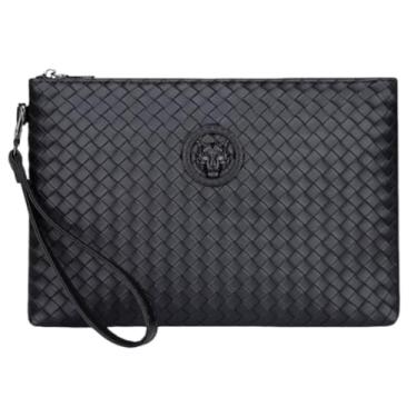 Imagem de Bolsa masculina clutch bolsa masculina bolsa de mão grande 30,5 cm grande carteira clutch, Aa