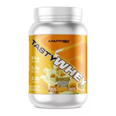 Imagem de Tasty Whey 900g - Adaptogen - Whey Protein, Mousse De Maracujá