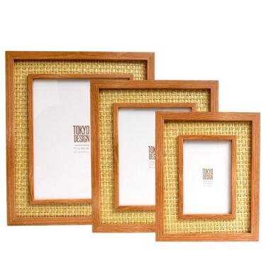 Imagem de Kit 3 Porta Retrato 10x15 15x20 20x25 Paspatur Tramado Paros - Mkt Mul