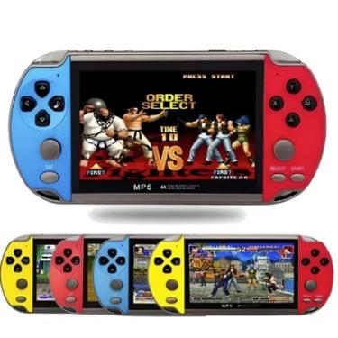 Imagem de Mini Game Portátil Altomex At-583, Azul E Vermelho, 7000 Jogos