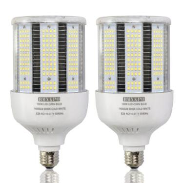 Imagem de Lâmpada LED Corn Cob BMXKPO 100W 5000K E26/E39, pacote com 2