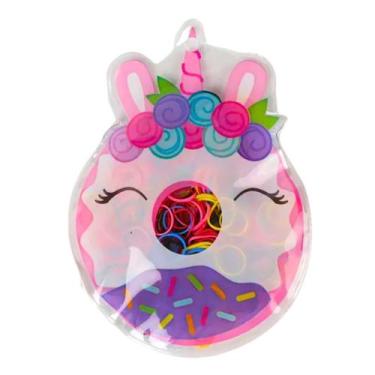 Imagem de bolsinha elastico para cabelo infantil meninas laço acessorios de cabe