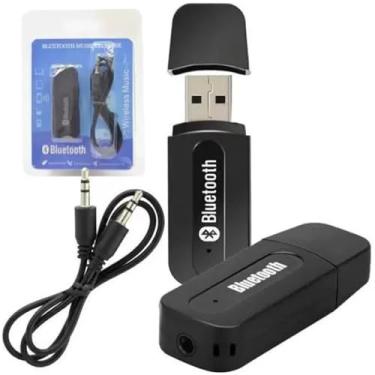 Imagem de Adaptador Bluetooth 5.0 USB Receptor Dongle Para PC Computador Notebook Compatível