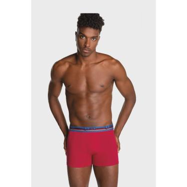 Imagem de Cueca Boxer Lupo Algodão 784-030 Vermelho