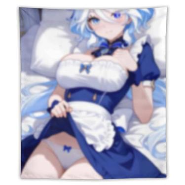 Imagem de LIEGBMEU Sexy Bikini Hot Anime Girl Tapeçaria 127.0 cmx152.4 cm Interior Exterior Wall Quilt Art Decoração de Tapeçaria Caprichosa, AC073