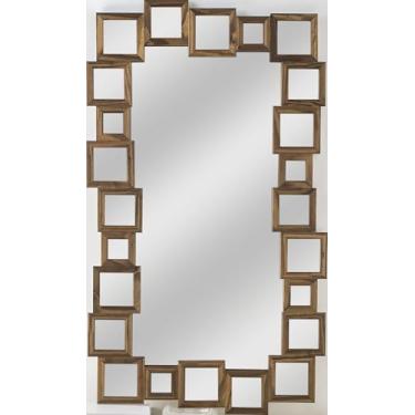 Imagem de Espelho Pavia 71x123cm Natural Quarto Sala Banheiro