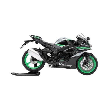 Imagem de Modelo De Carro De Brinquedo De Metal Fundido Ninja ZX-10R Em Escala 1