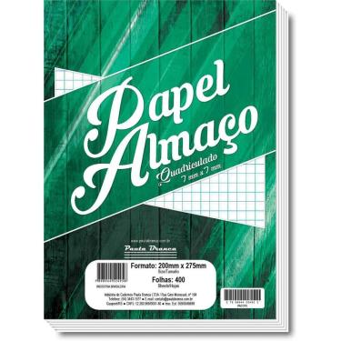 Imagem de Papel Almaço Quadriculado 7X7 200X275Mm