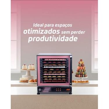 Imagem de Forno Elétrico de Convecção FETPD Maxx Rosa 10 Assadeiras Modelo Turbo