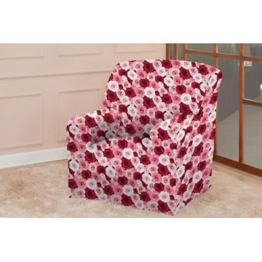 Imagem de Capa Protetor De Sofá Coladinha 1 Lugar Estampada Avulsa - Top Casa