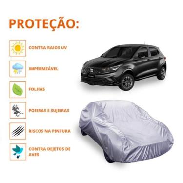 Imagem de Capa Cobrir Carro Fiat Argo Proteção E Qualidade Impermeável - Mosaner