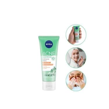 Imagem de Esfoliante Rosto Eficaz Reduz Oleosidade Acne Control Nívea 75ml, 75ml