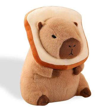 Imagem de Capivara de pelúcia Actrick Cute com pão de 30 cm - Acgtrick