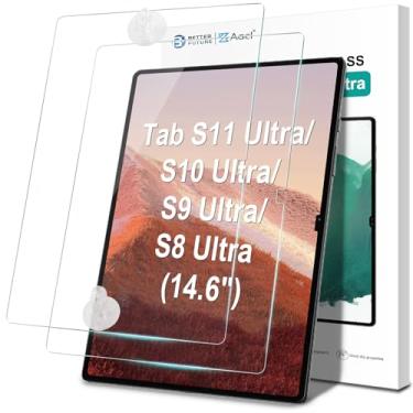 Imagem de AACL Pacote com 2 películas de vidro temperado para Samsung Galaxy Tab S11 Ultra/Tab S10 Ultra/Tab S9 Ultra/Tab S8 Ultra (14,6 polegadas), [sem bolhas] [antiarranhões] [compatível com capas]