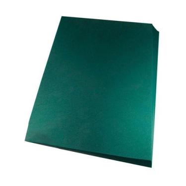 Imagem de Capa para Encadernação A4 Verde Pp Couro 0,30mm 100 Unidades - LASSANE