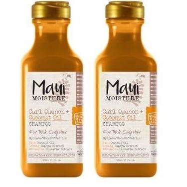 Imagem de Shampoo Maui Moisture Curl Quench + Óleo de coco 400 ml (pacote com 2)